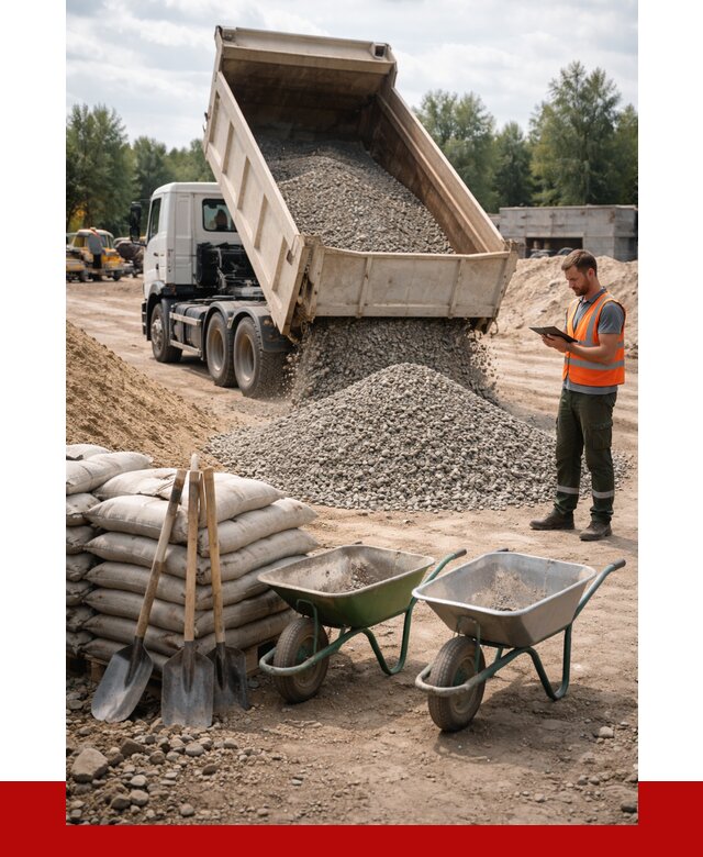 Доставка нерудных материалов в Нерюнгри от 1303 руб. | ПРОНЕРУДНрю