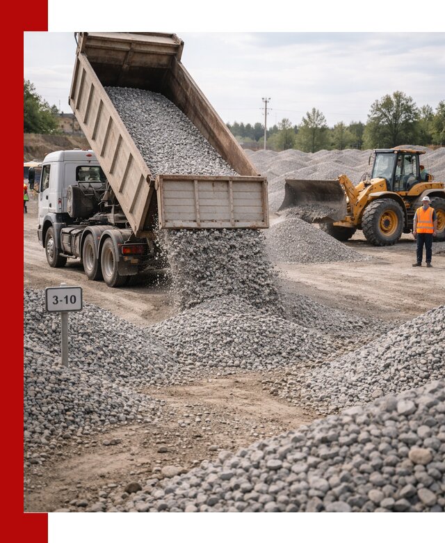 Гранитный щебень фракции 3–10: доставка и продажа в Нерюнгри