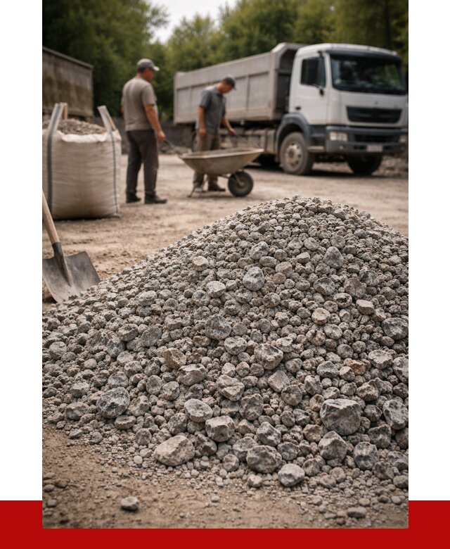 Гранитный щебень фракция 20-40 в Нерюнгри от 3475 руб. ПРОНЕРУДНрю