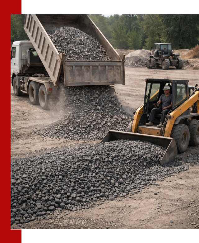 Гранитный щебень фракция 40-70 с доставкой в Нерюнгри