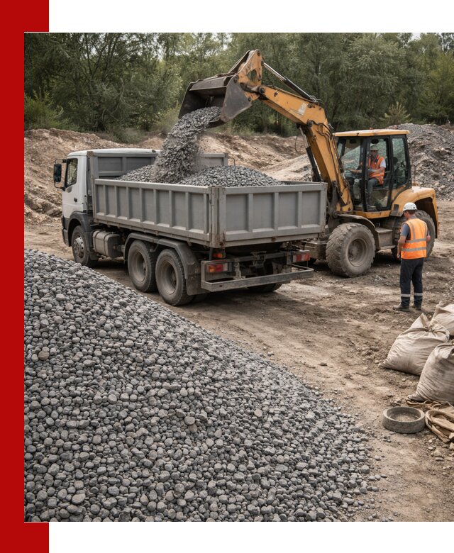 Доставка гравийного щебня в Нерюнгри оптом и в розницу