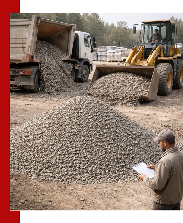 Гравийный щебень фракция 5–10 с доставкой в Нерюнгри