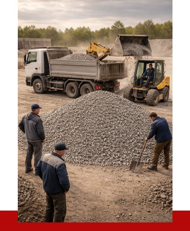 Гравийный щебень фракция 5-20 в Нерюнгри от 2606 р. ПРОНЕРУДНрю