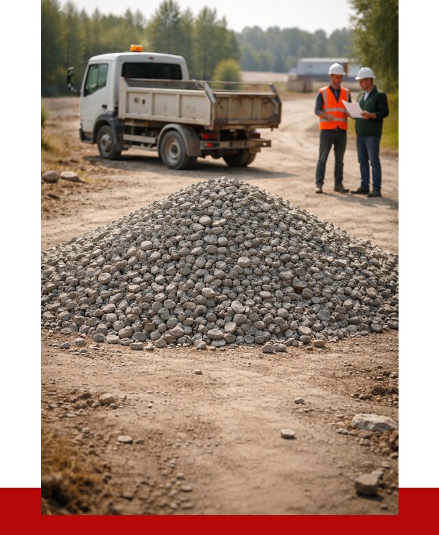 Гравийный щебень фракция 20-40 в Нерюнгри от 1303 р. | ПРОНЕРУДНрю