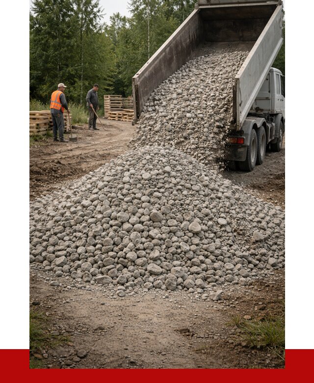 гравийный щебень фракция 70-120 в Нерюнгри от 2661 р. ПРОНЕРУДНрю