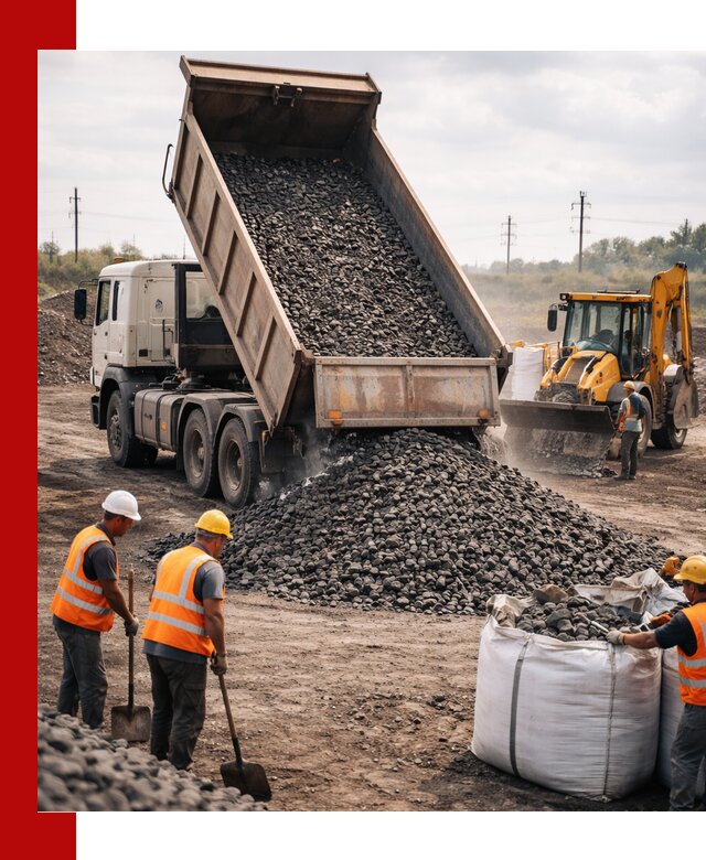 Шлаковый щебень фракция 40-70 с доставкой в Нерюнгри