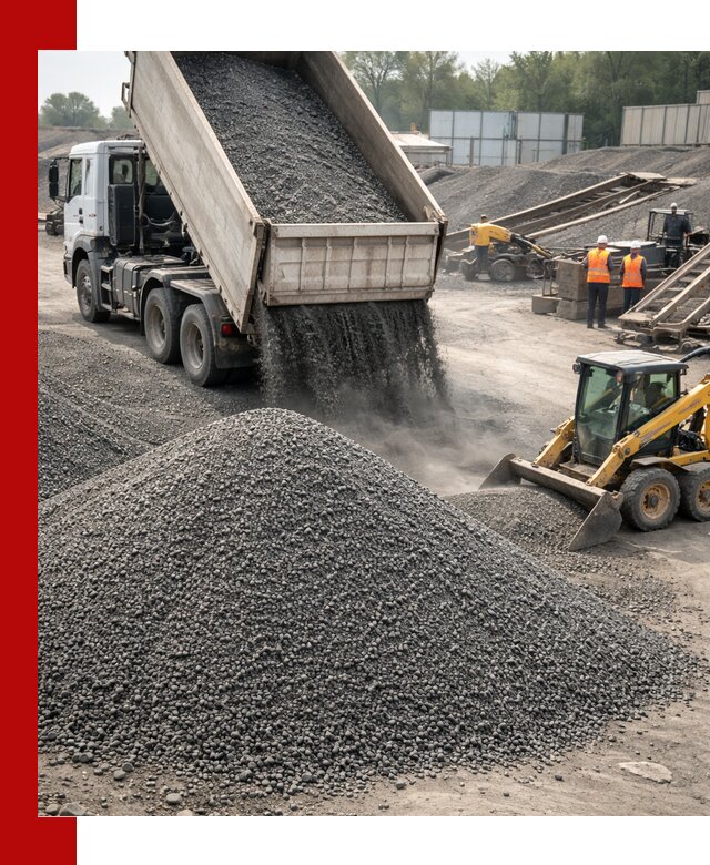 Вторичный щебень фракция 0–5 с доставкой в Нерюнгри
