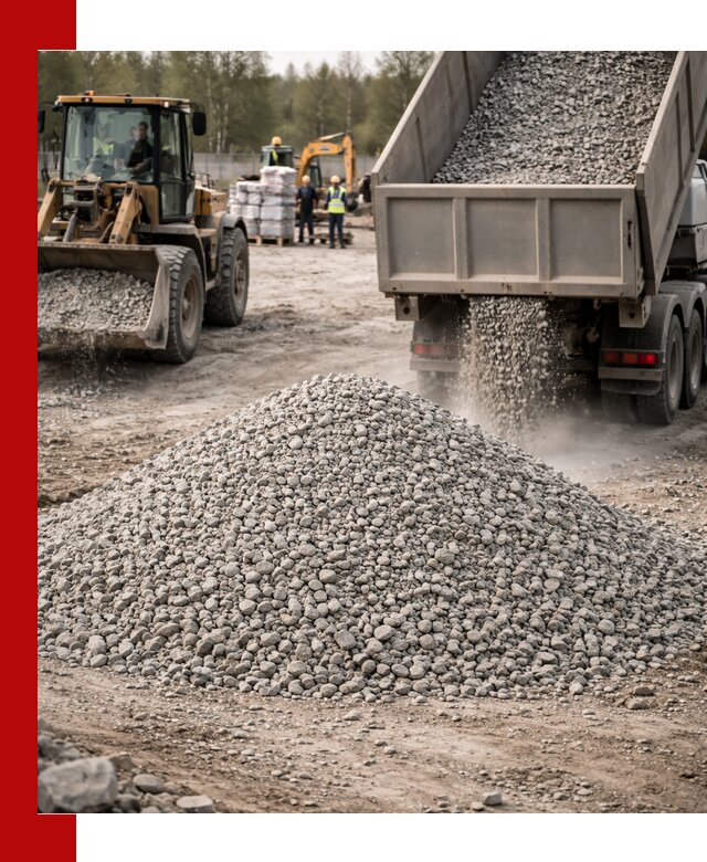 Вторичный щебень фракции 5-20 в Нерюнгри — доставка и продажа крупнотоннажно