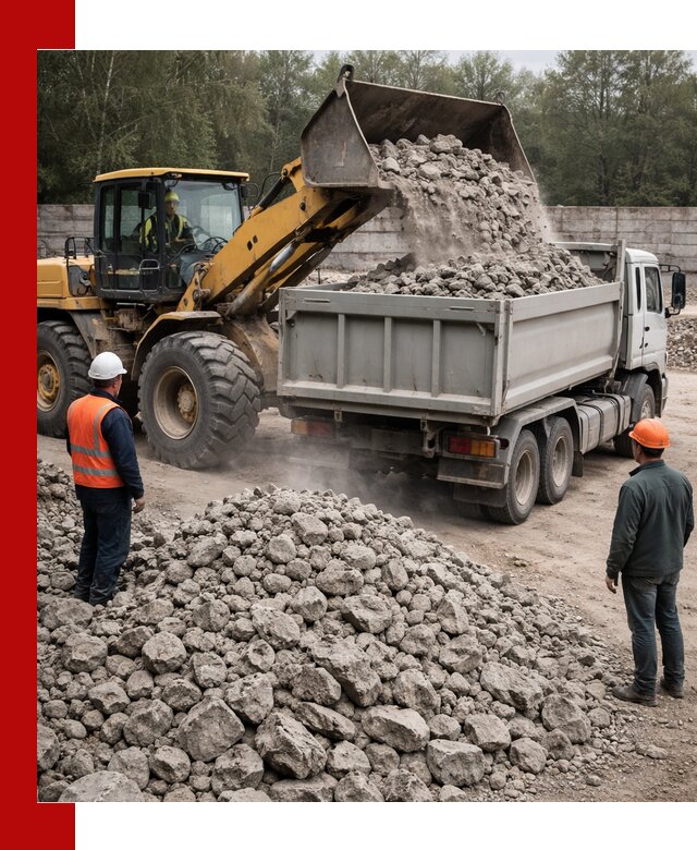 Вторичный щебень фракция 70–150 в Нерюнгри с доставкой