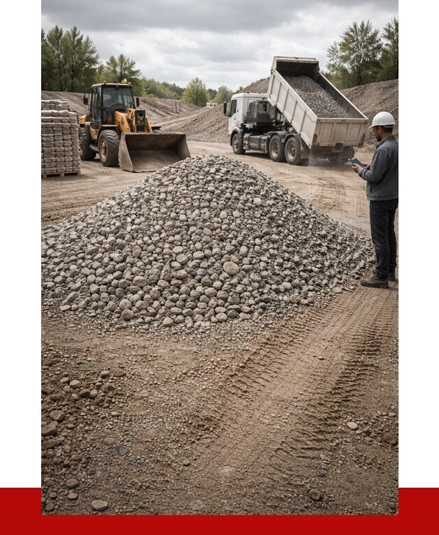 Купить бетонный щебень в Нерюнгри, от 3475 р. ПРОНЕРУДНрю
