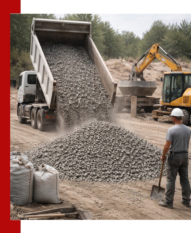 Доставка и продажа бетонного щебня в Нерюнгри