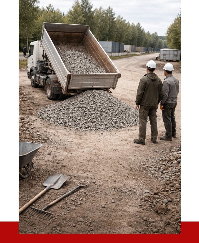 Бетонный щебень фракция 5-20 в Нерюнгри от 3475 р., ПРОНЕРУДНрю