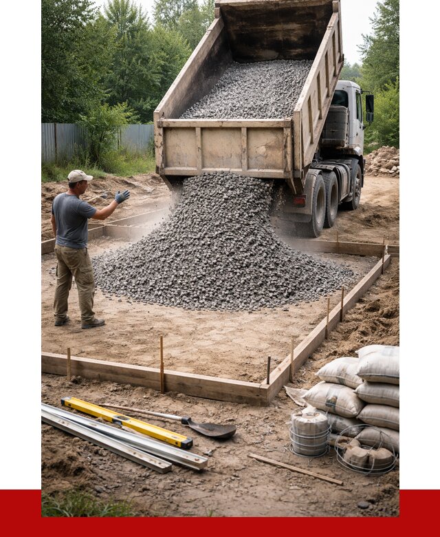 Купить щебень для фундамента в Нерюнгри от 4887 р. | ПРОНЕРУДНрю