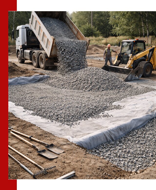 Щебень для фундамента с доставкой в Нерюнгри