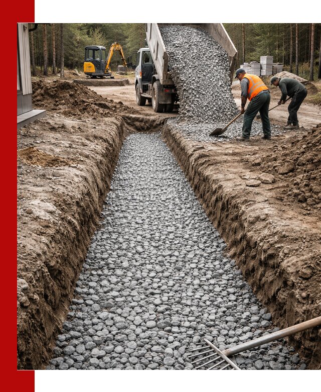 Щебень для дренажа с доставкой в Нерюнгри высокого качества