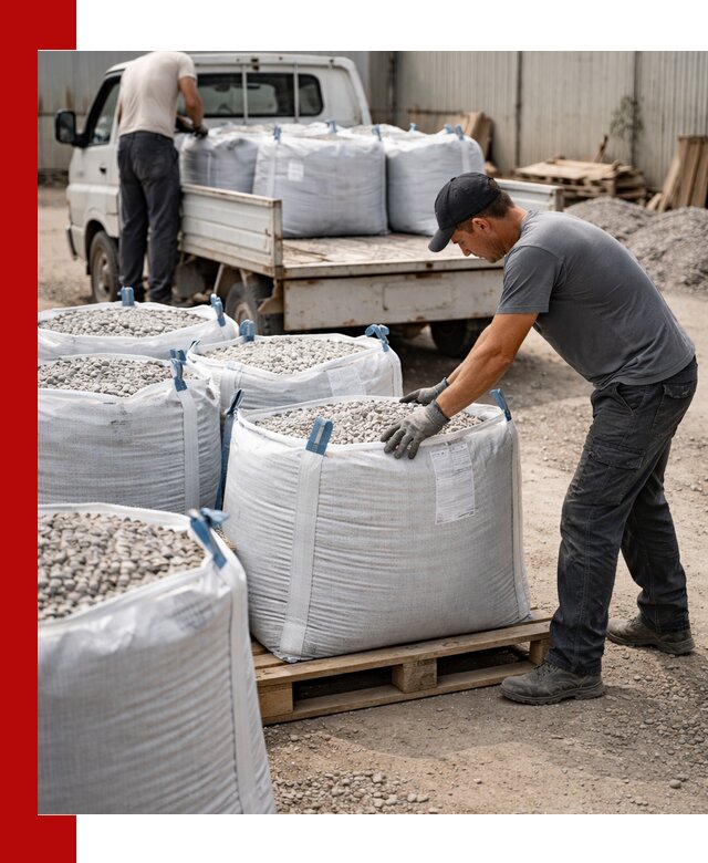 Доставка щебня в мешках по выгодным ценам в Нерюнгри