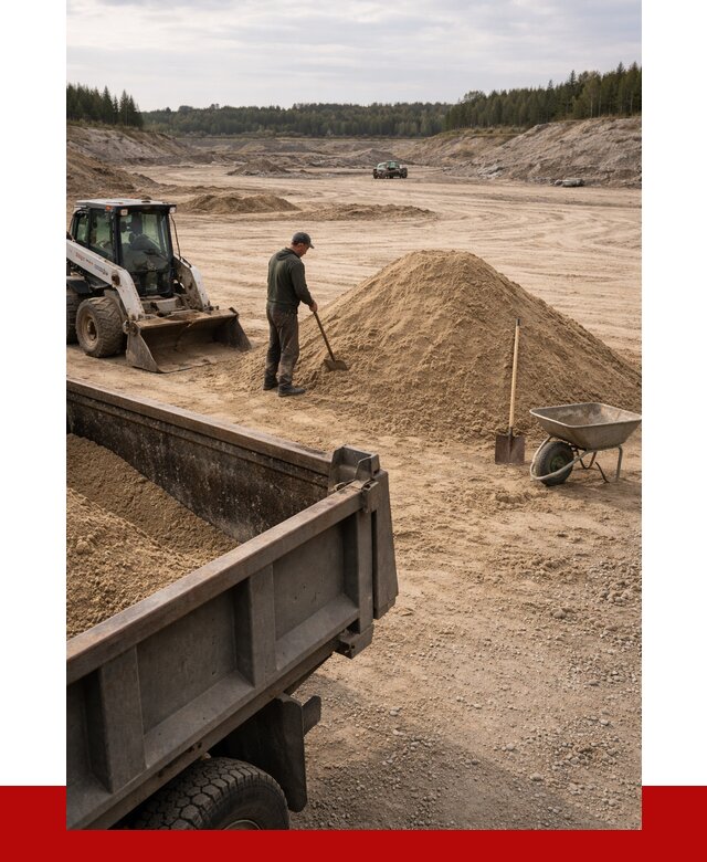 Карьерный песок среднезернистый в Нерюнгри, от 2389 р. ПРОНЕРУДНрю