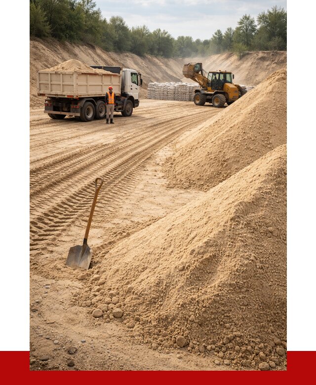 Карьерный песок мелкозернистый в Нерюнгри от 9774 р. | ПРОНЕРУДНрю