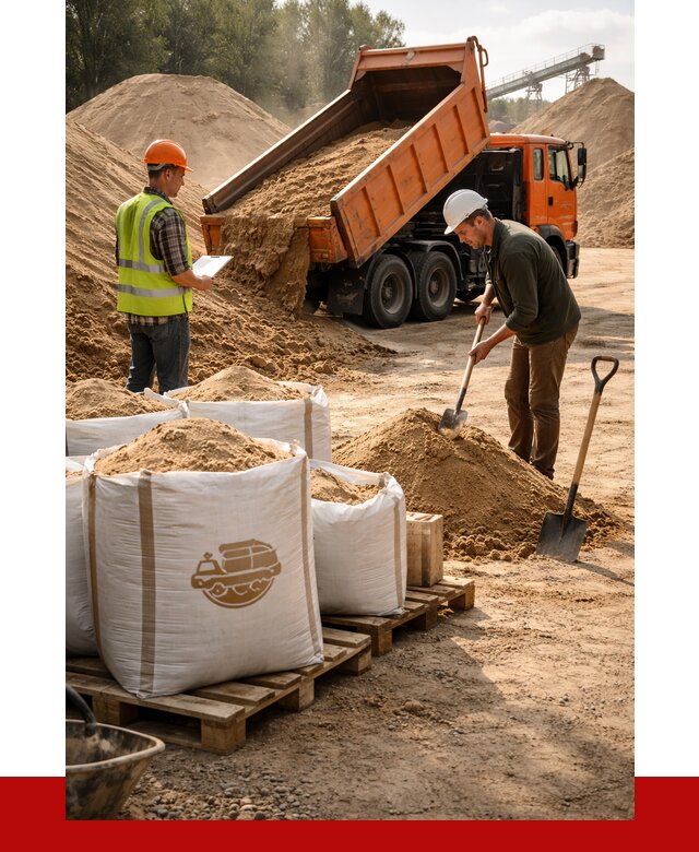 Строительный песок в Нерюнгри от 2389 р. с доставкой, ПРОНЕРУДНрю