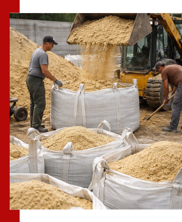 Поставка качественного песка для кладки в Нерюнгри