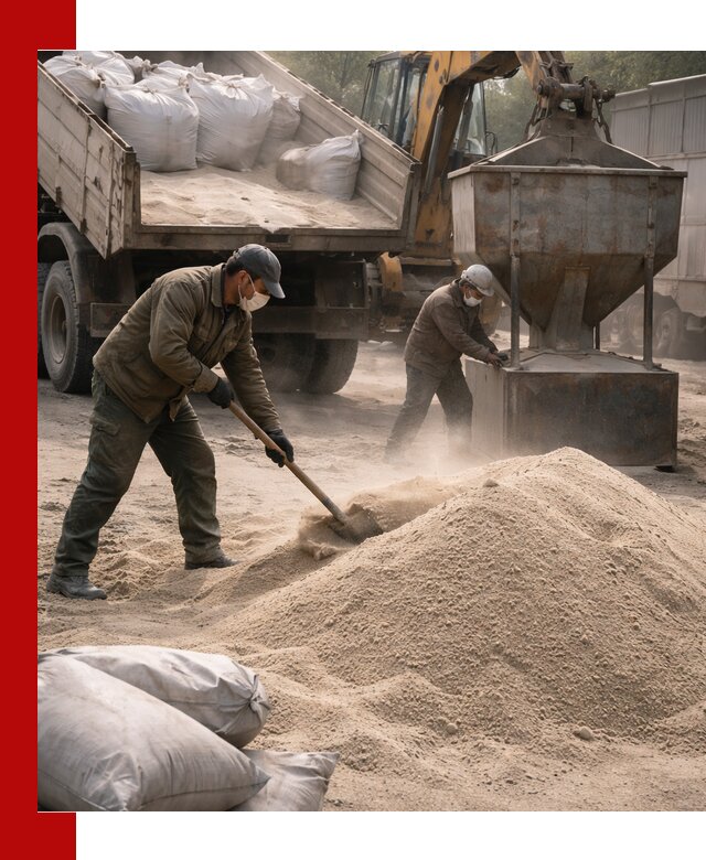 Кварцевый песок для пескоструя в Нерюнгри — доставка и качество