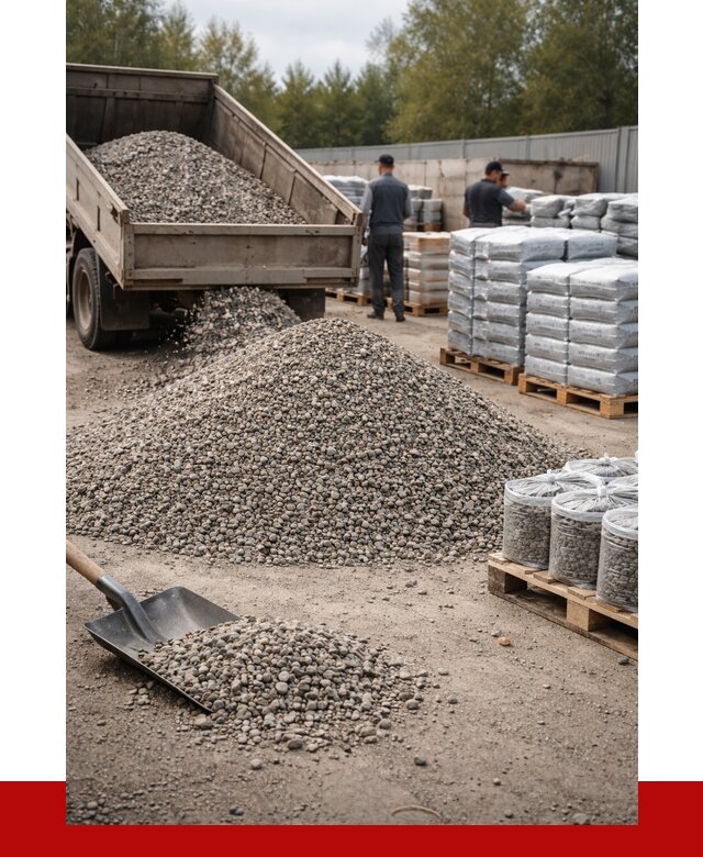 Гравий фракция 5-20 в Нерюнгри купить от 2498 р. ПРОНЕРУДНрю