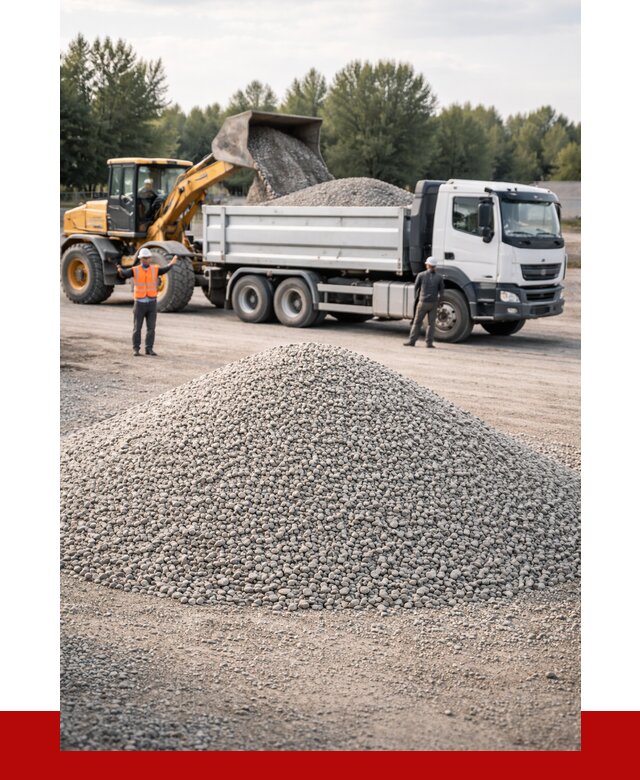 Купить мытый гравий в Нерюнгри от 3801 р, доставка ПРОНЕРУДНрю