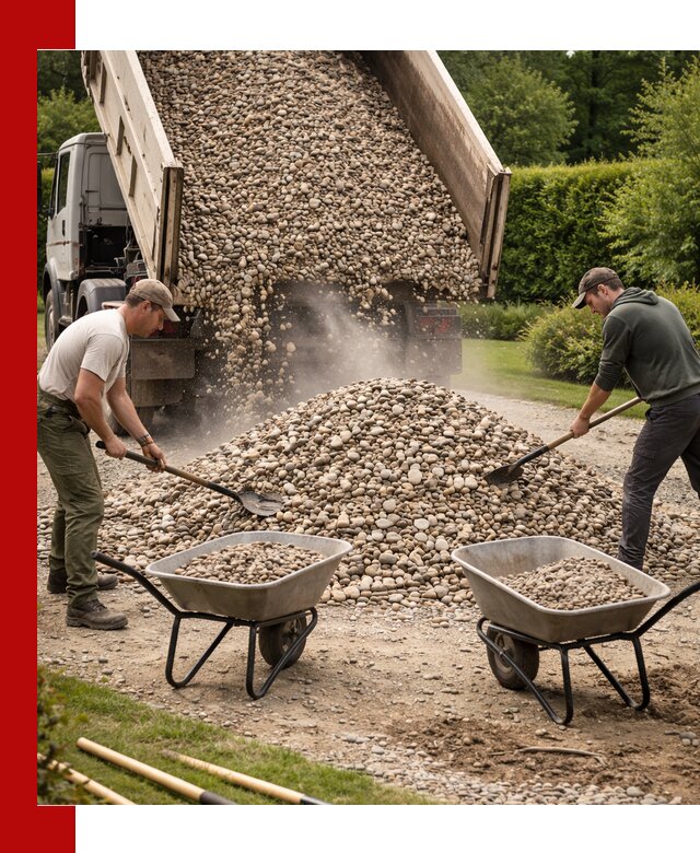 Доставка и продажа декоративной гальки в Нерюнгри