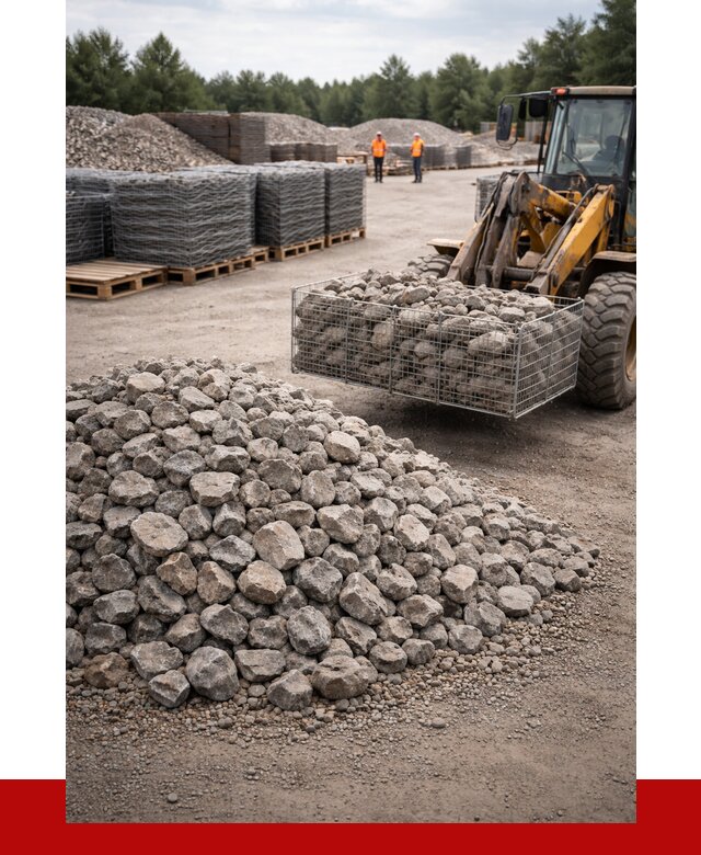 Камень для габионов фракция 70-150 в Нерюнгри от 4561 р. | ПРОНЕРУДНрю