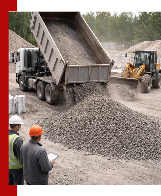 Доставка и продажа гранитного отсева 0-10 в Нерюнгри