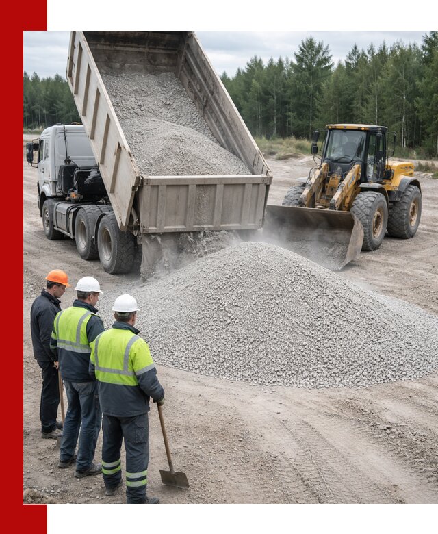 Известняковый отсев 0-5 доставка в Нерюнгри быстро и выгодно