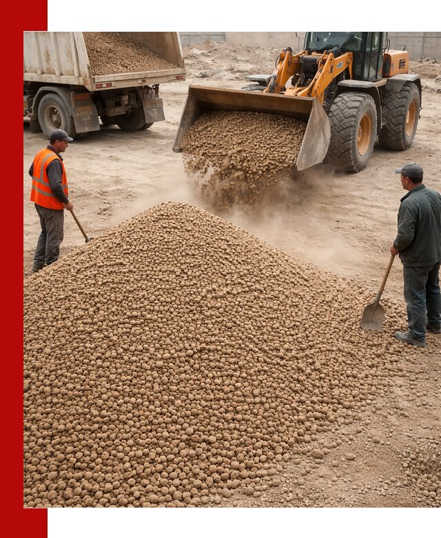 Керамзит фракция 10-20 с доставкой в Нерюнгри