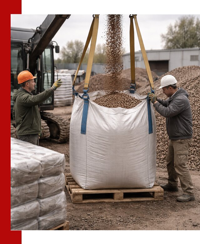 Керамзит в биг-бегах с доставкой в Нерюнгри