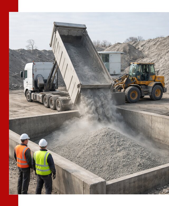 Доставка цемента навалом в Нерюнгри крупными партиями