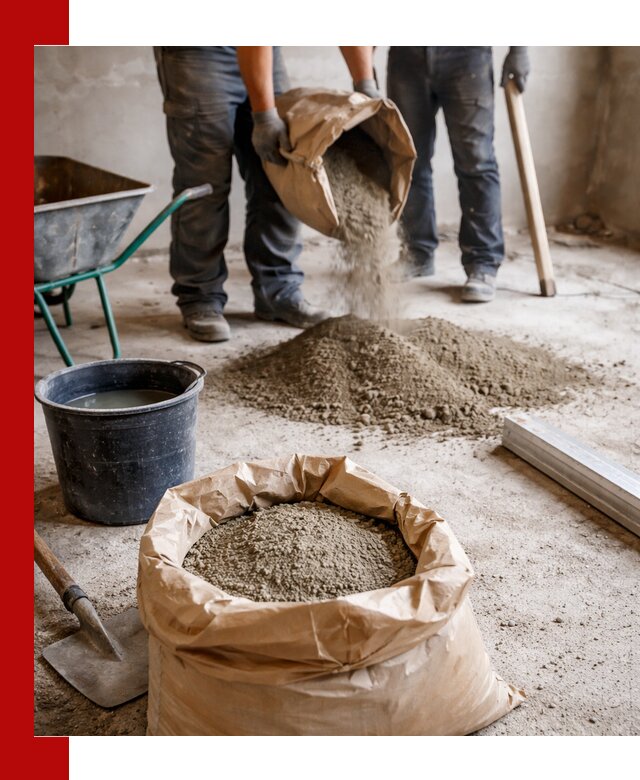 Доставка сухой смеси для стяжки в Нерюнгри