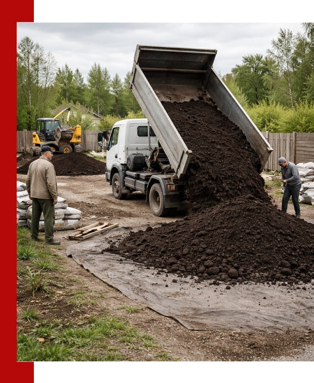 Доставка качественного почвогрунта в Нерюнгри оптом и в розницу
