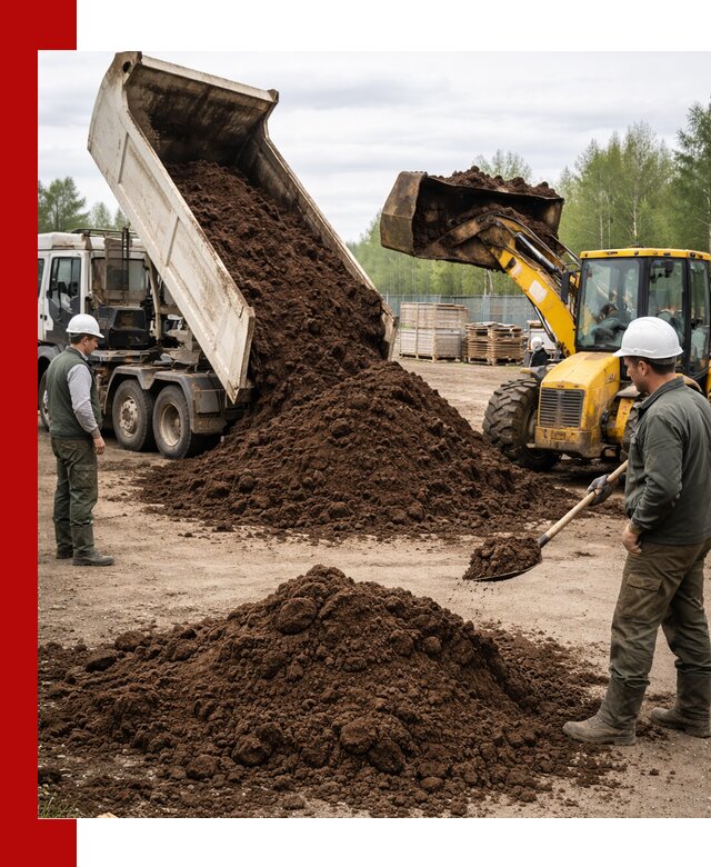 Доставка торфа оптом и в мешках в Нерюнгри