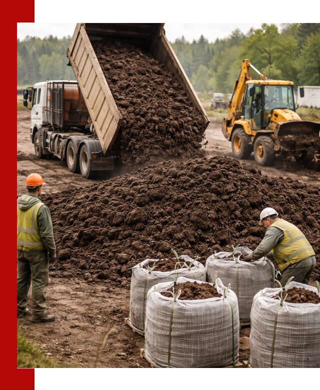 Доставка нейтрального торфа в Нерюнгри оптом и в розницу
