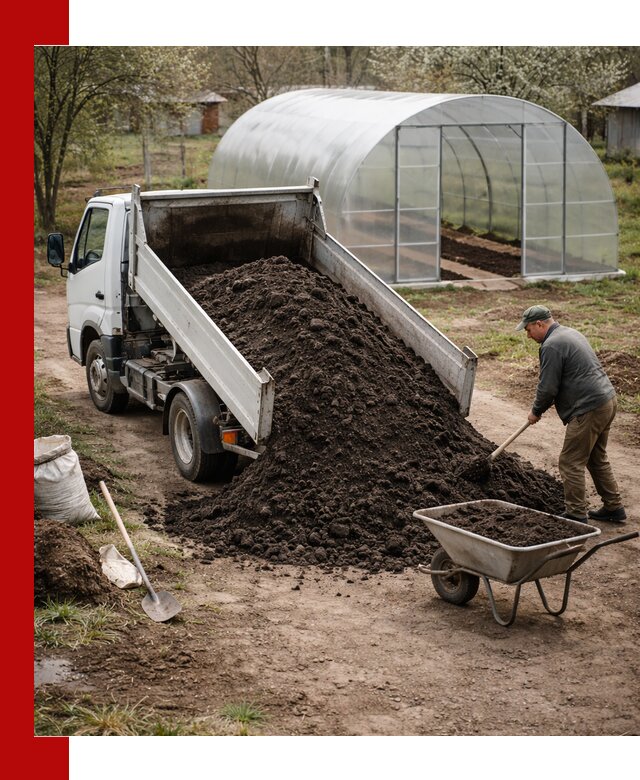 Чернозем для теплицы с доставкой в Нерюнгри