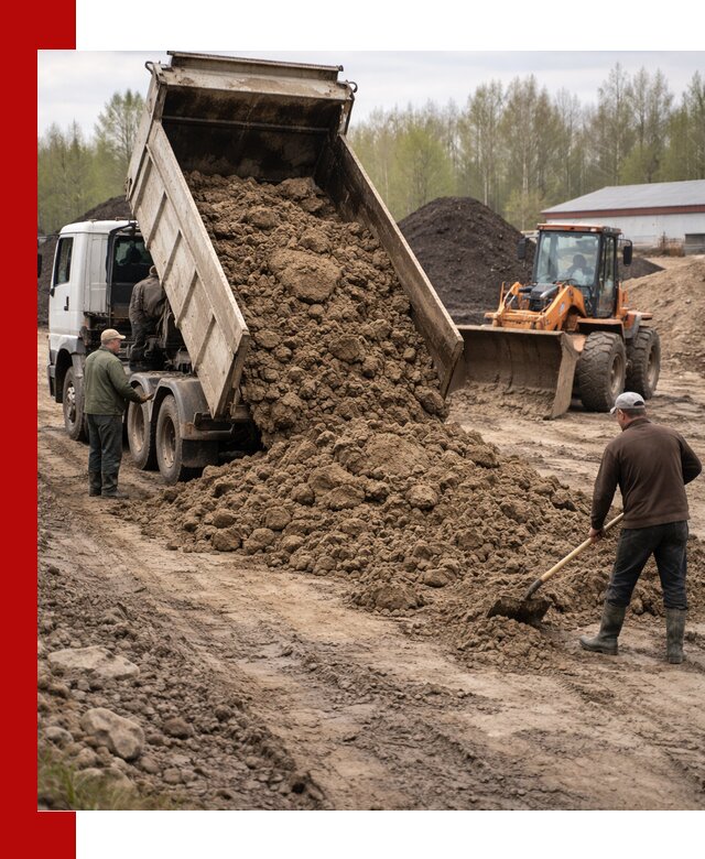 Доставка глин и суглинков в Нерюнгри оптом и вкрай