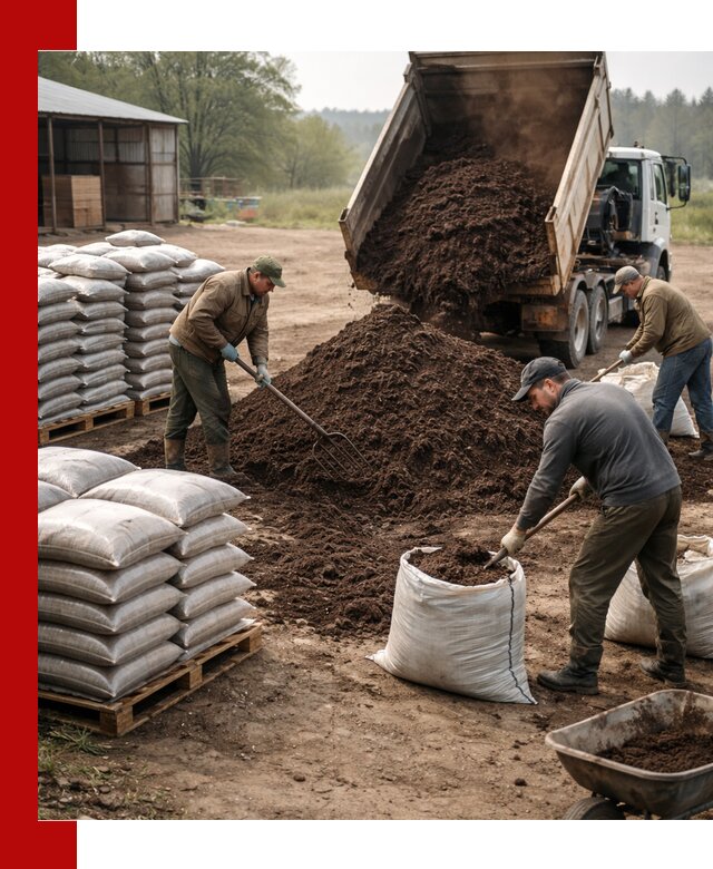 Доставка компоста оптом и в розницу в Нерюнгри