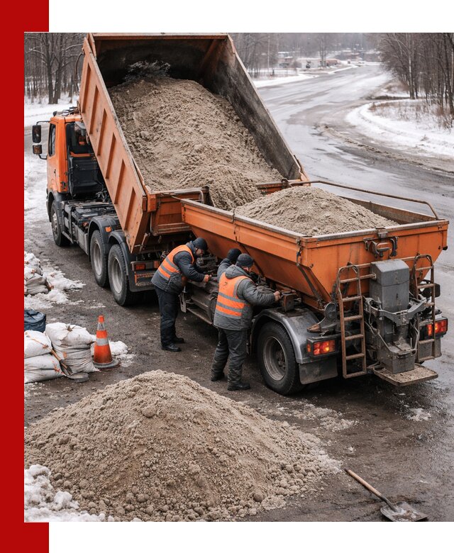 Поставка и вывоз пескосоля в Нерюнгри оптом и в розницу