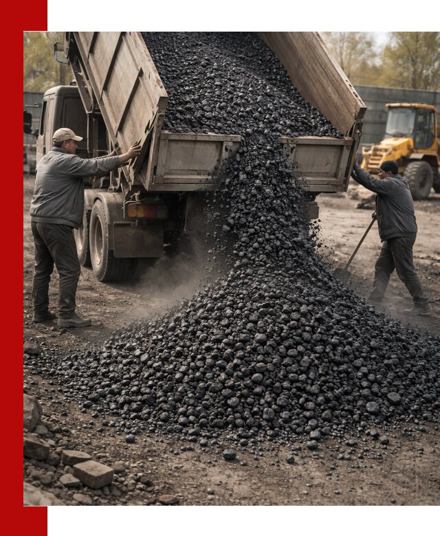 Доставка угля семечка самосвалами в Нерюнгри