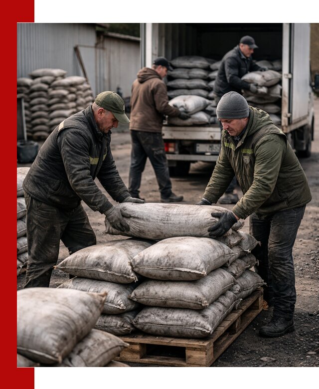 Доставка угля в мешках по выгодным ценам в Нерюнгри