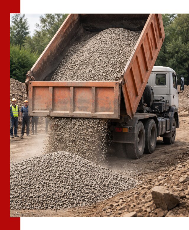 Доставка сыпучих материалов самосвалом в Нерюнгри быстро и надежно