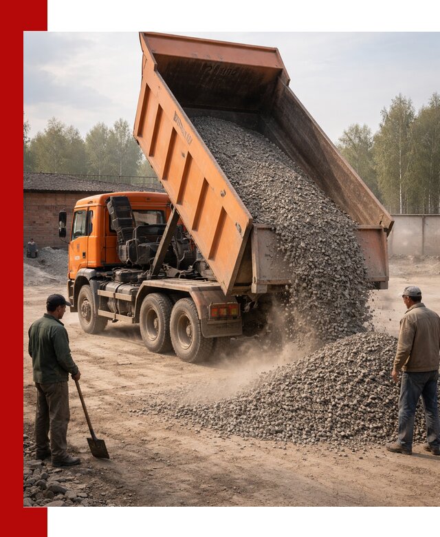 Доставка самосвалом 20 м3 в Нерюнгри быстро и надежно