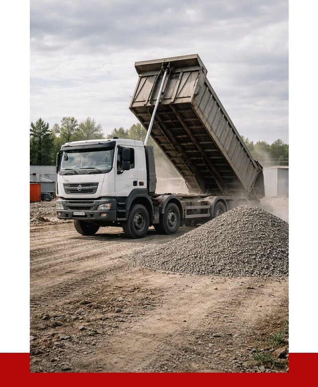 Доставка самосвалом 40 кубов в Нерюнгри от 9774 р. | ПРОНЕРУДНрю