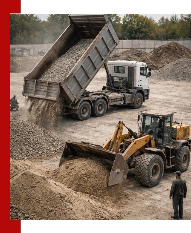 Перевозка сыпучих грузов самосвалами и бортовыми в Нерюнгри