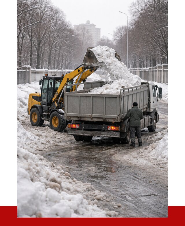 Вывоз снега с погрузкой в Нерюнгри от 3801 р. ПРОНЕРУДНрю