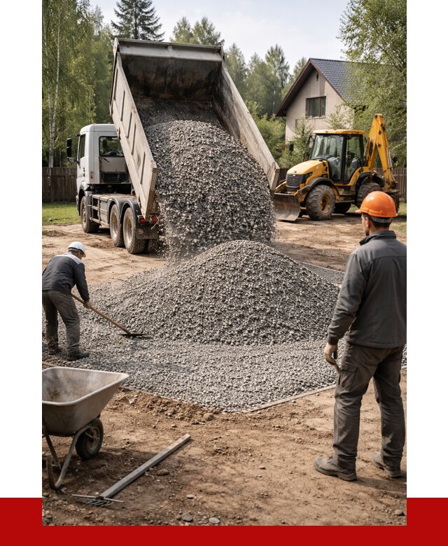 Отсыпка участка щебнем в Нерюнгри от 7059 р. ПРОНЕРУДНрю